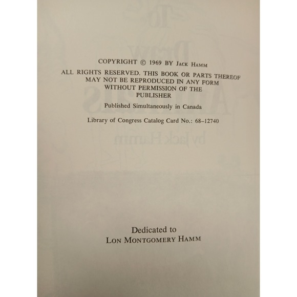 How To Draw Animals by Jack Hamm Paperback 1969 - Picture 2 of 7